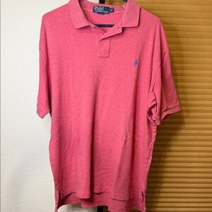 Polo by Ralph Lauren Men's Polo Shirt in Vibrant Pink